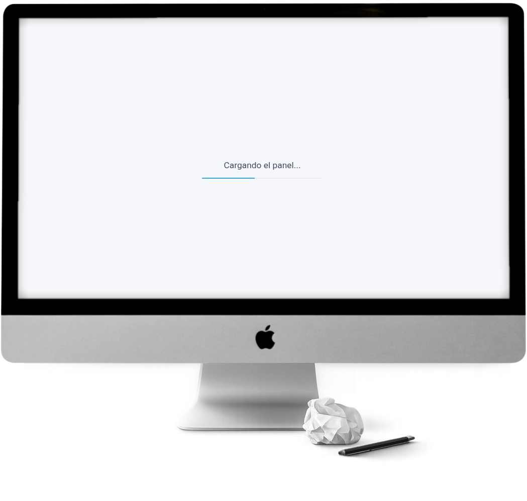 iMac mostrando diseños web